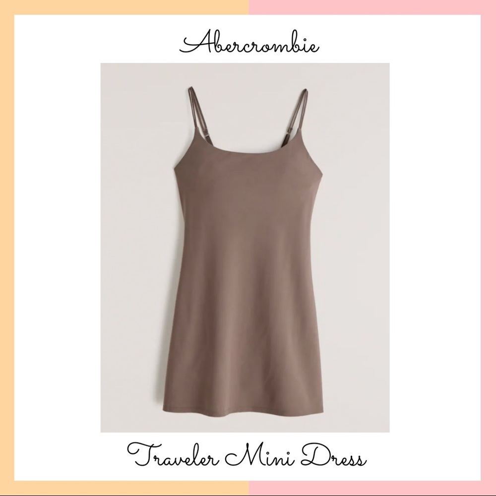 Abercrombie Traveler Mini Dress Brown